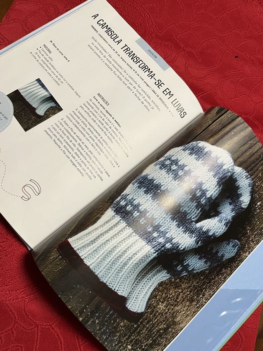 Livro de costura com moldes