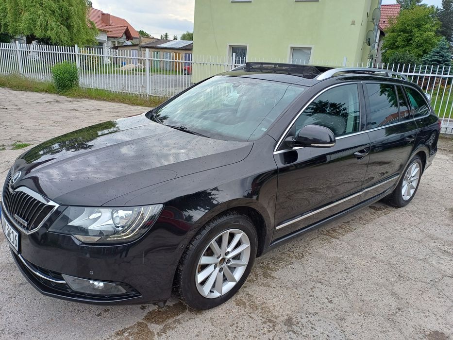 Skoda Superb Greenline 2015r 1.6tdi 105KM  Full opcja skóry Navi panor
