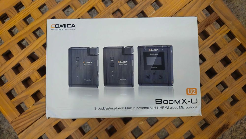 Microfones wireless  Comica BoomX-U2 UHF - Como Novos