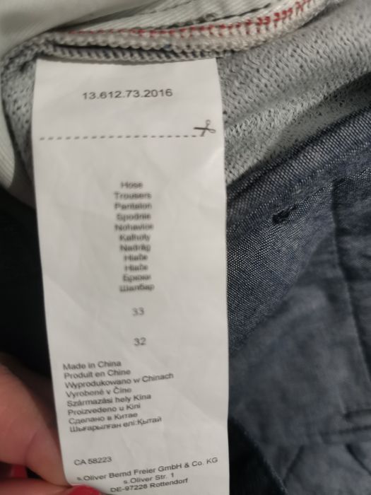 Męskie spodnie chino s.Oliver