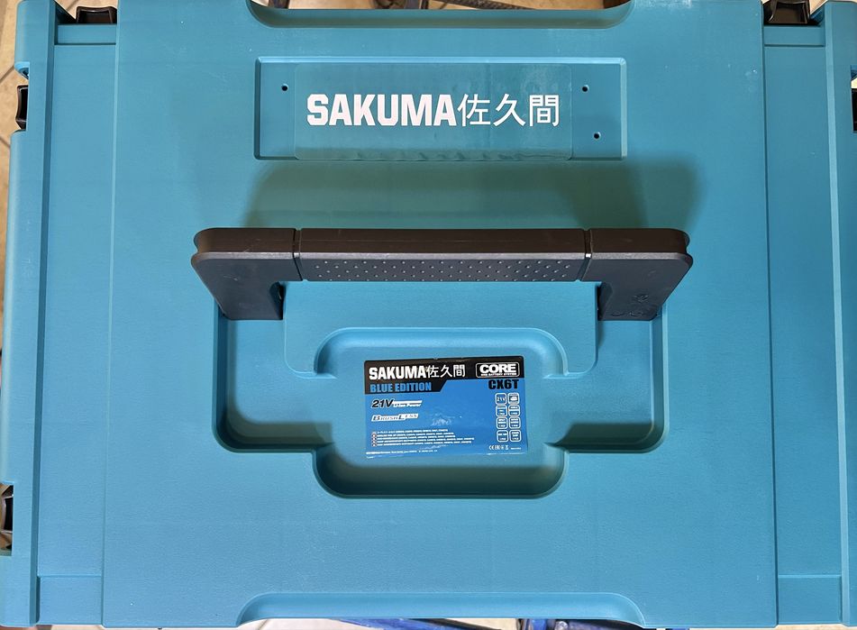 Набор 4 в 1 аккумуляторного инструмента SAKUMA BLUE CX4T