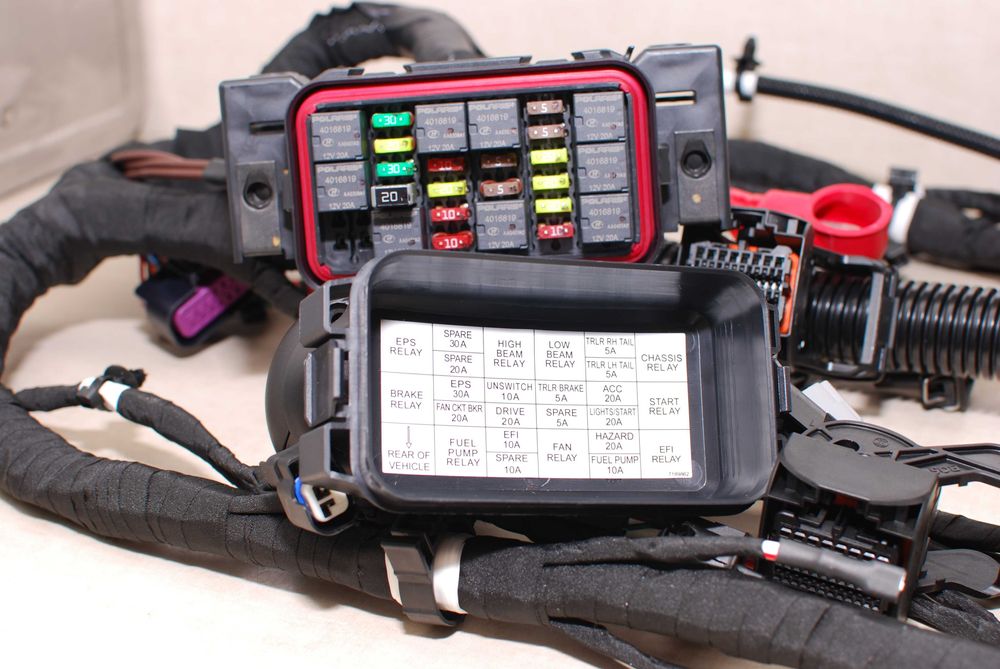 Polaris SCRAMBLER XP 1000 S TRACTOR - instalacja wiązka elektryczna