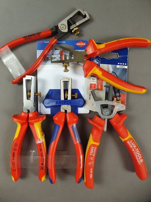 Знімачі ізоляції Jokari, KNIPEX, Stanley.