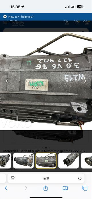 CLS C219 Caixa Automatica 722.902 (CLS-class, AMG (W219,C218/X218))