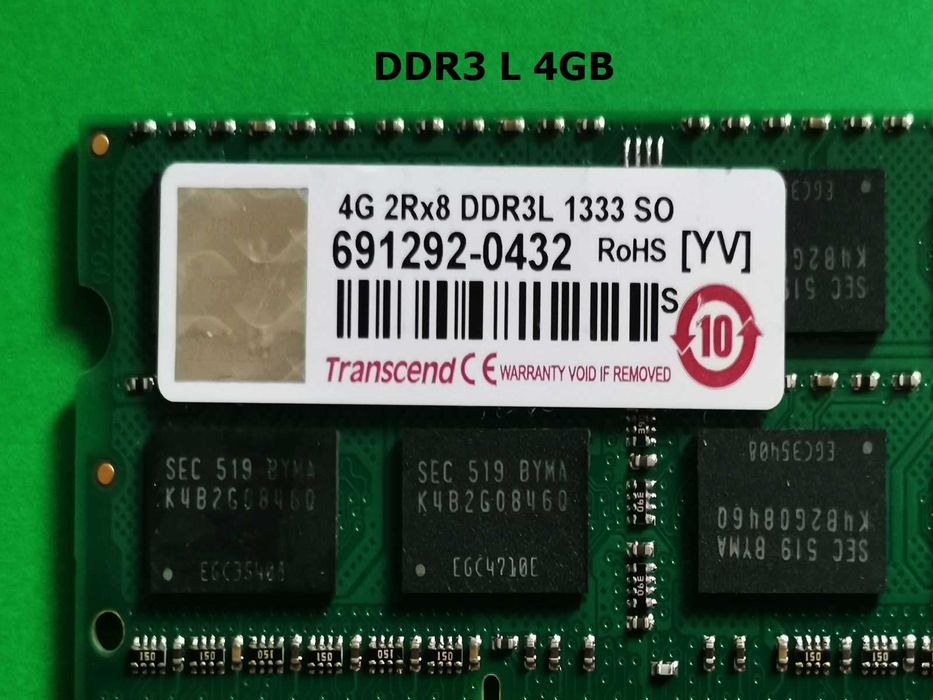 DDR3 L 4GB TransCend 10600