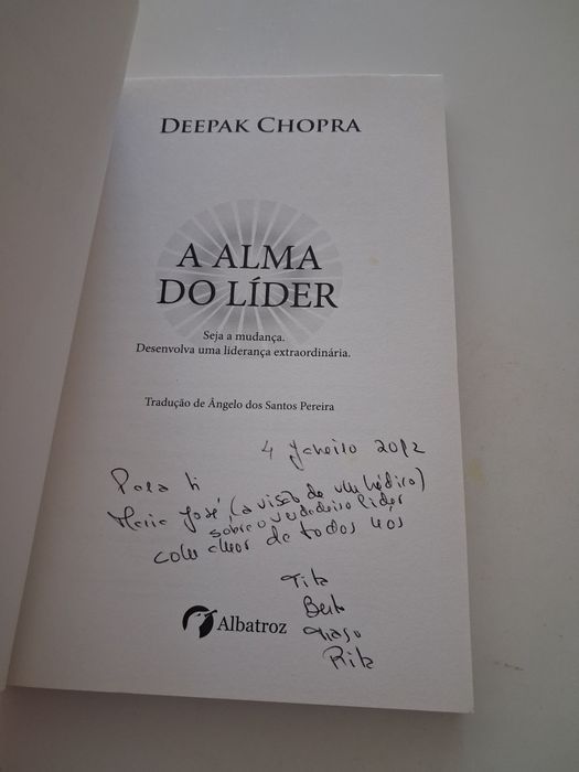 A Alma do Líder  de Deepak Chopra