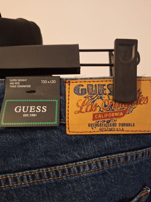 Guess, męskie spodnie dżinsowe, r. 30/30