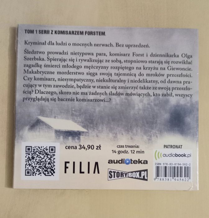 Ekspozycja Remigiusz Mróz nowy audiobook CD czyta Krzysztof Gosztyła