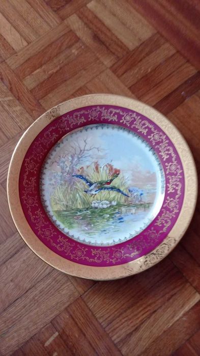 Conjunto 4 pratos Limoges France Nacy & Cath