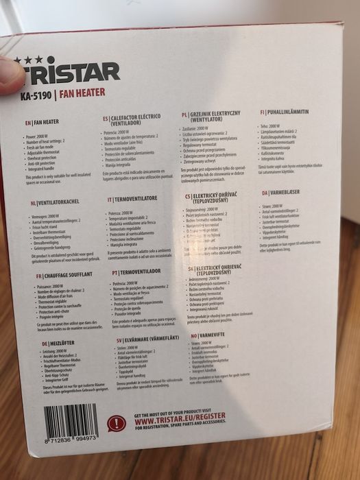 Aquecedor Tristar