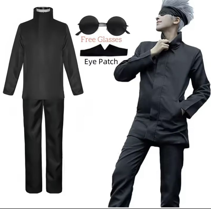 Gojo cosplay strój. Jujutsu