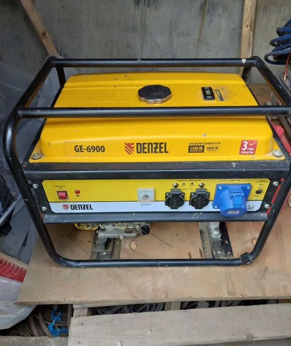 Генератор бензиновый 5.5 квт бу