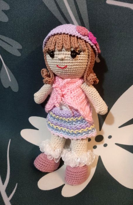 Boneca Amigurumi Crochet
