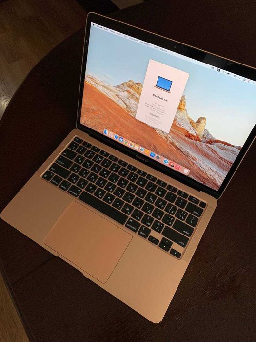 MacBook Air 2020 Retina 13", M1, 256 гб,  золотий, Є ГАРАНТІЯ