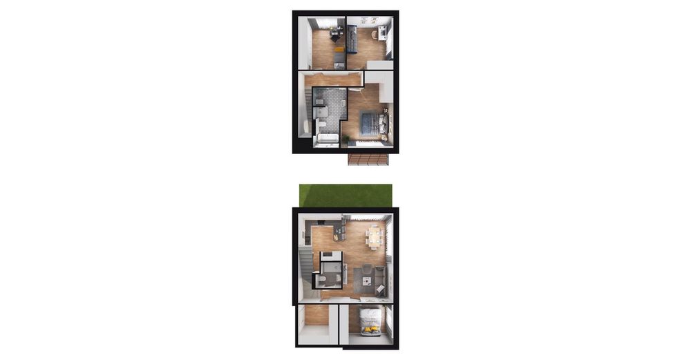 5-pokojowe mieszkanie 101m2 + ogródek Bezpośrednio