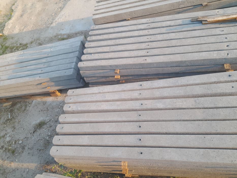 Słupki betonowe do siatki leśnej