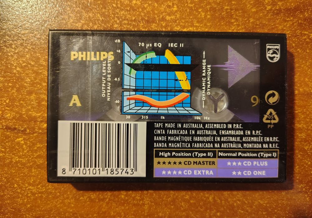 Philips CD Master 90 аудіокасета НОВА запакована