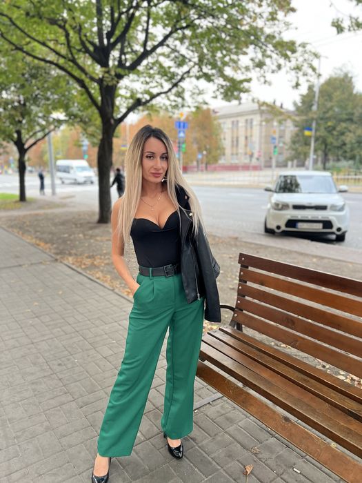 Брюки палаццо женские