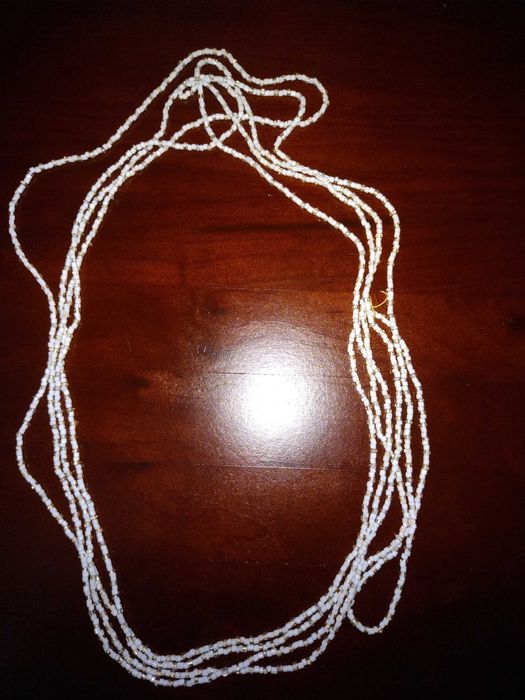 Бусы жемчуг, натуральный камень, янтарь