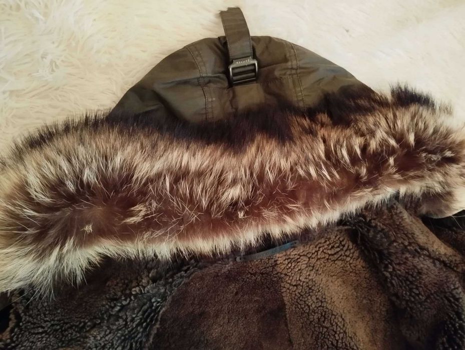 Куртка-парка зимова б/у чол. на натур. хутрі «BIZZON»Турція 48р ТОРГ
