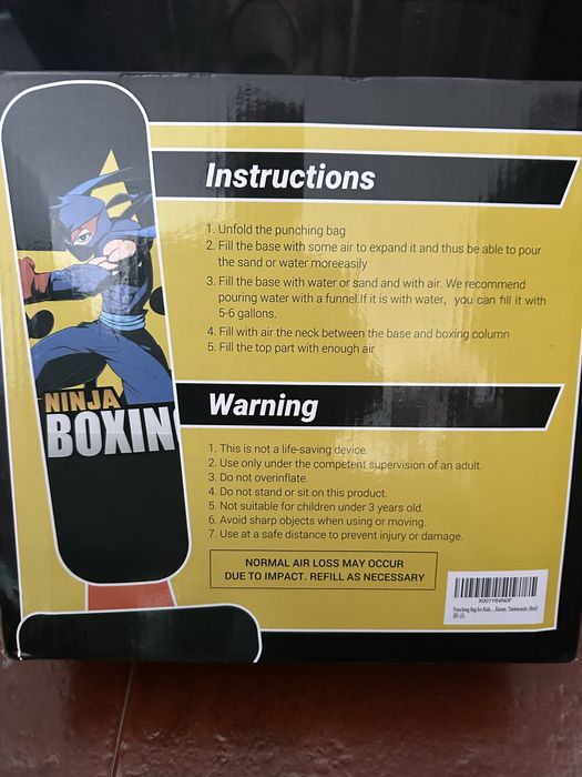 Kit Boxe Insuflavel Para Crianças