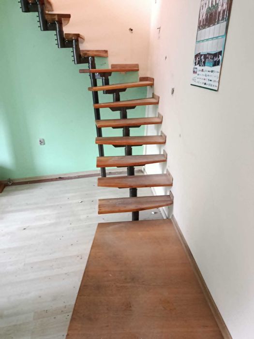 Schody modułowe metalowe, Stopnie (Dąb/Akacja) – max 2,80 m