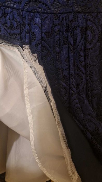 Sukienka na wesele studniówkę elegancka 42 koronkowa