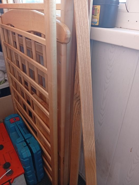 Відам дитяче ліжечко маятником з бортіками