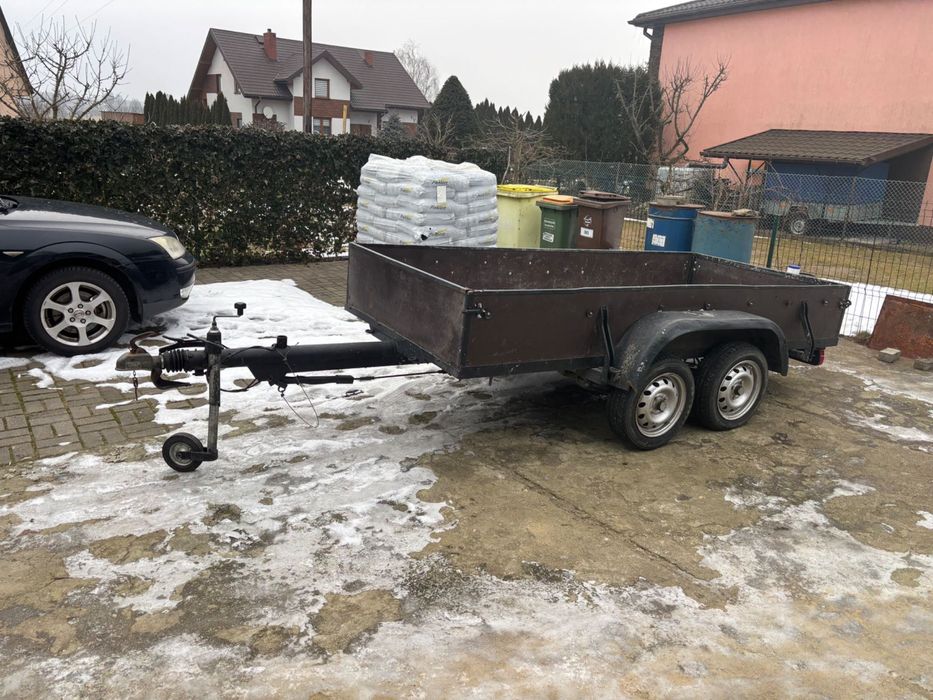 Przyczepka Westfalia werke dmc 1600 plandeka płaska !