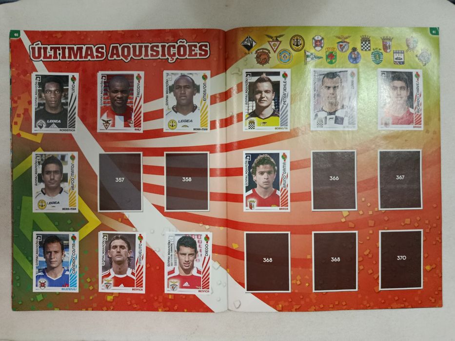 Caderneta FUTEBOL 2006/07 (235 Cromos)