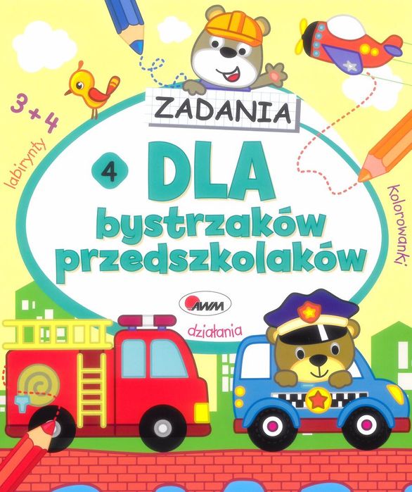 Zadania. Dla Bystrzaków Przedszkolaków 4 . Piotr Kozera