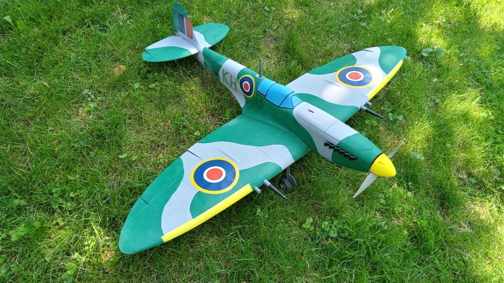 SPITFIRE Mk IX samolot RC (druk 3D)