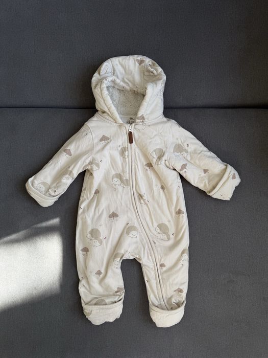 Демісезонний комбінезон h&m розмір 62 тедді ведмедик