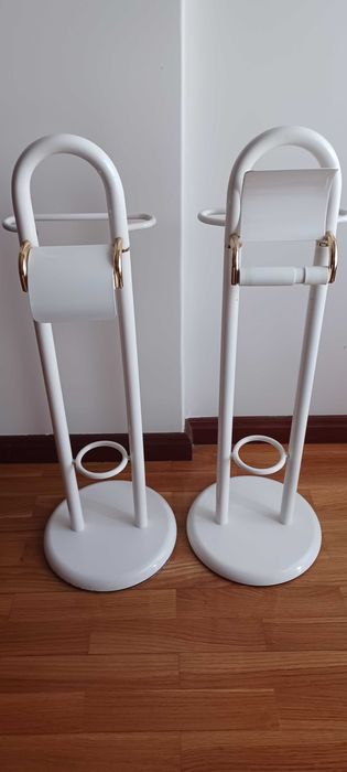 Porta Papel Higiénico - Lacado Branco