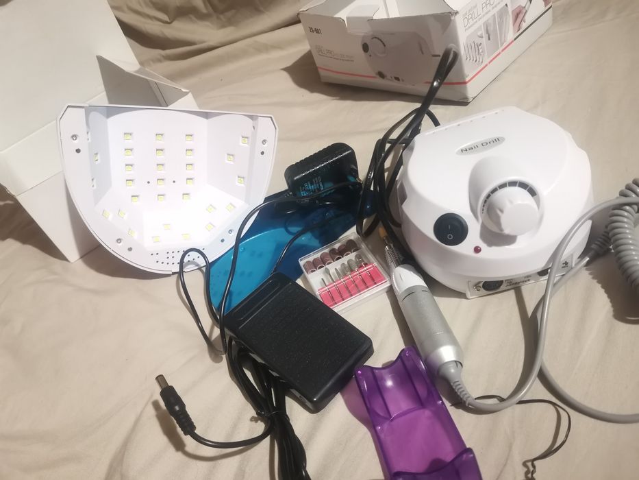 Набор для маникюра zs-601 led lamp