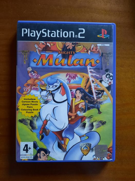 Jogo PlayStation 2 para crianças - Mulan (Disney)