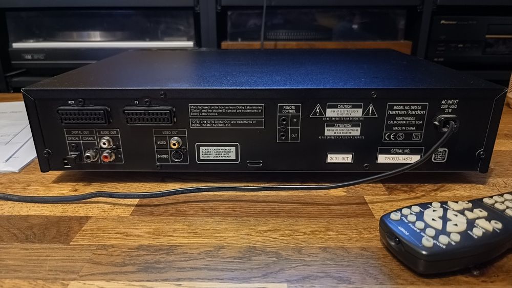 Okazja! Odtwarzacz CD/DVD Harman Kardon DVD 20 + Pilot CD-R MP3