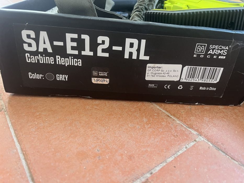 Specna Arms SA-E12-RL EDGE 2.0 Airsoft + Extras — 330€ Negociável