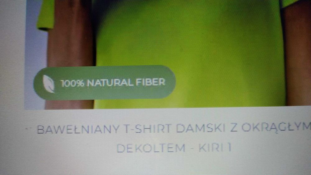 Limonkowy t-shirt damski, S, nowy z metką
