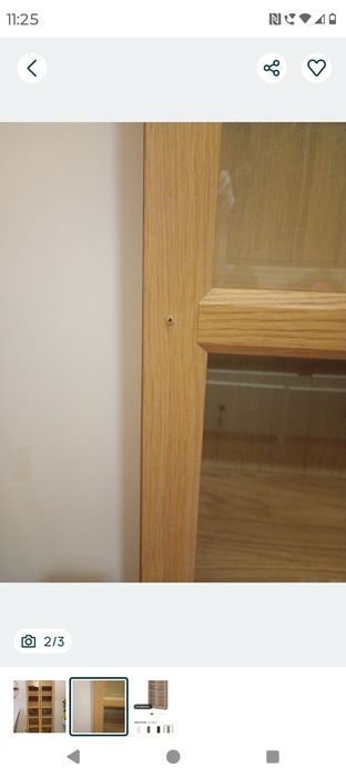 Regał Witryna szklana Ikea