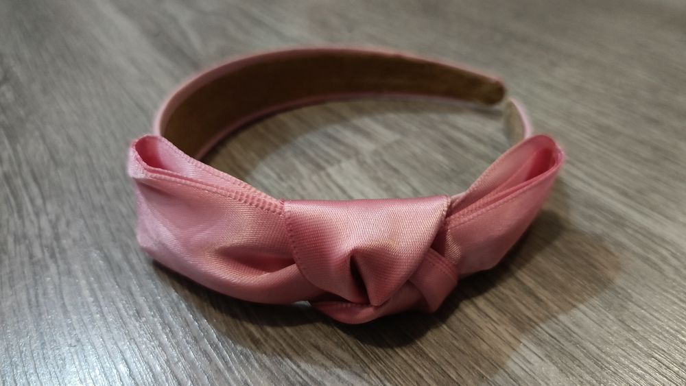 Opaska dziewczęca damska  różowa