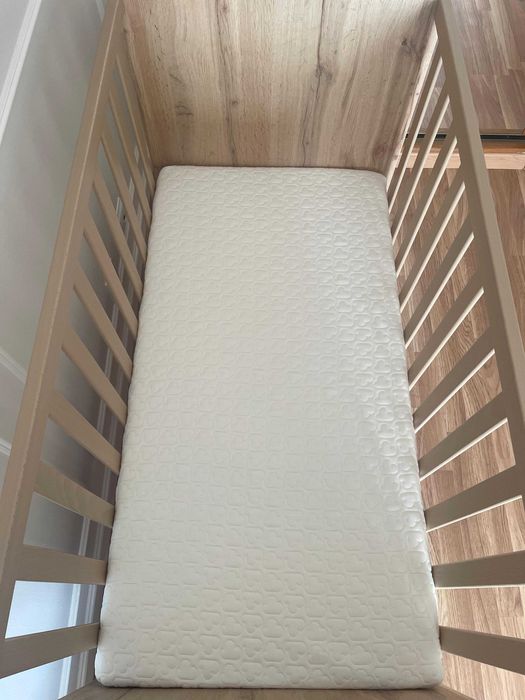 Colchão berço (120x60) + Kit Co-sleeping + Capa Protetora (tudo Novo)