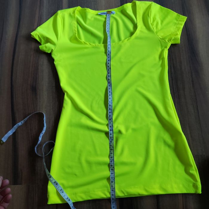 T-shirt koszulka bluzka rozm xs. Selfieroom żółty neon neon