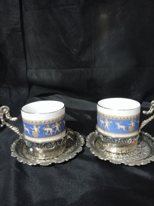 Conjunto de café em casquinha