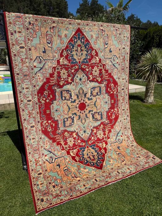 NOWY Dywan Kaszmirowy Pakistan Ziegler Zigler  KAZAK 270x180 NAJTANIEJ W PL
