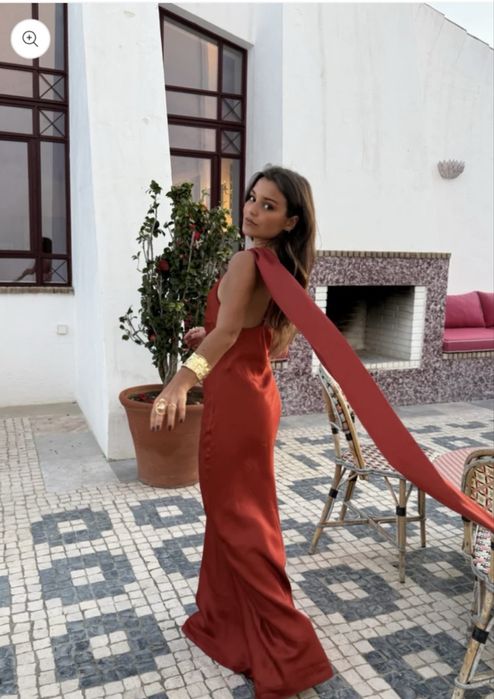 Vestido Terracota