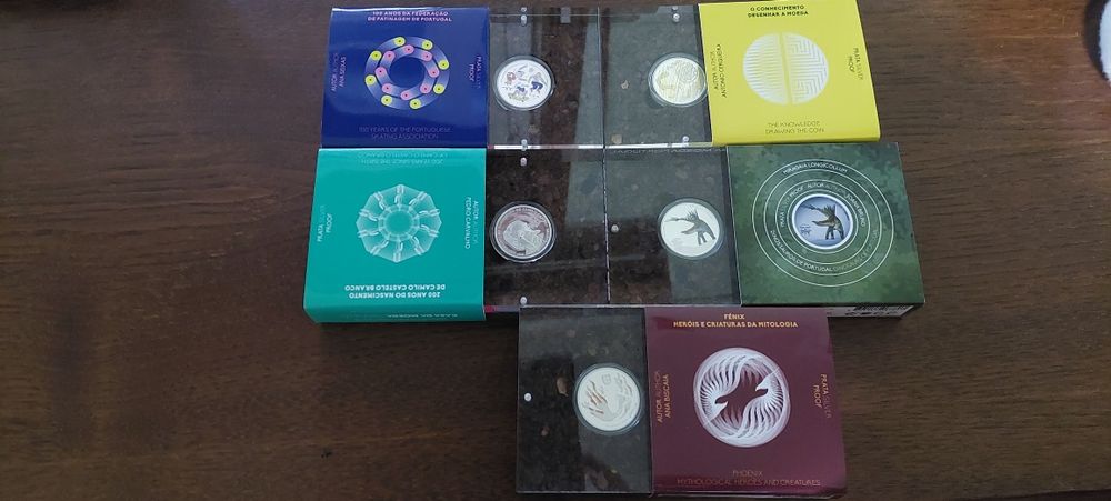 Venda de moedas conjunto