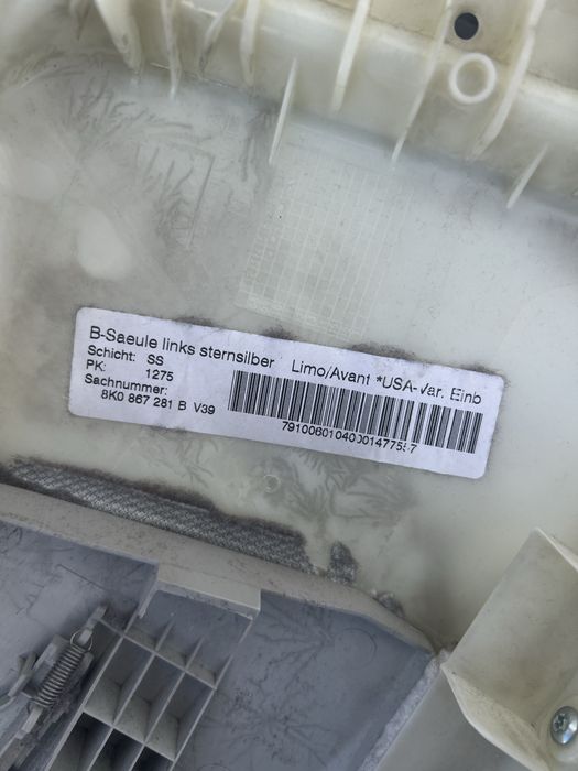 Pilares ( B ) para Audi A4 B8