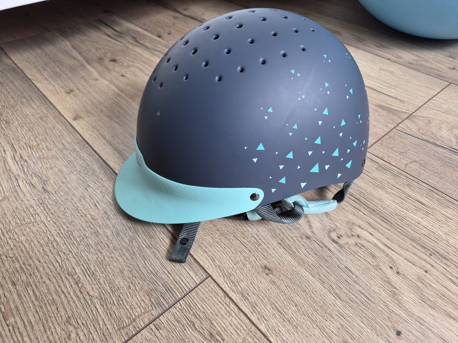 Kask jeździecki Fouganza rozmiar S, toczek