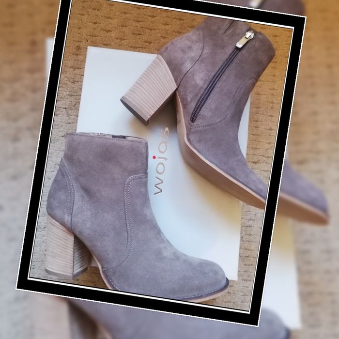 Botki beżowe, rozmiar 39 WOJAS